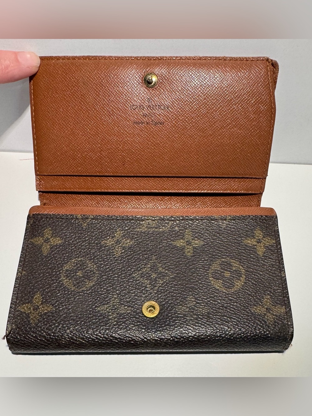 Louis Vuitton Brown Monogram Compact Wallet - Picture 8 of 15
